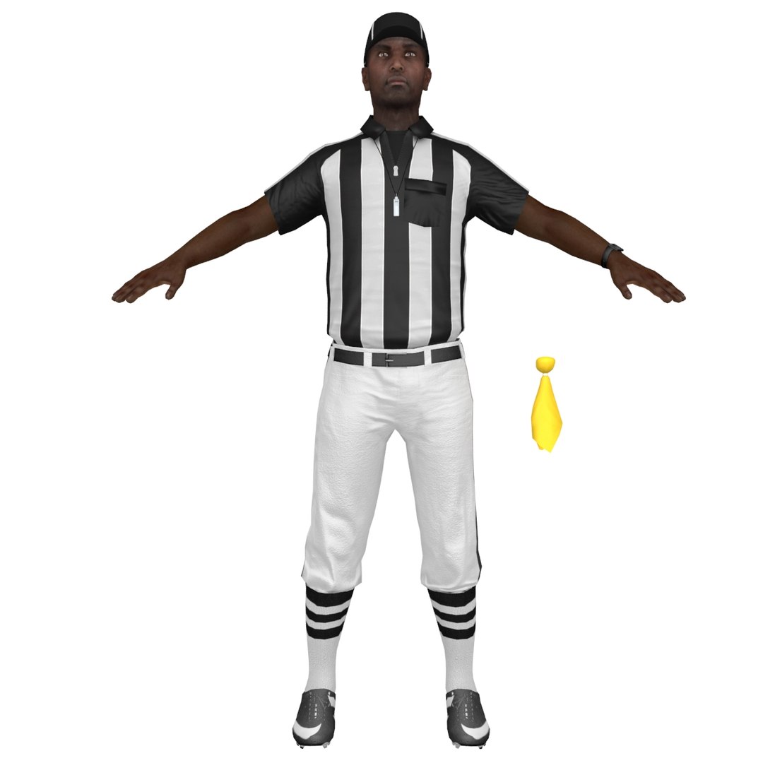 3D Football Referee Model - TurboSquid 1299872