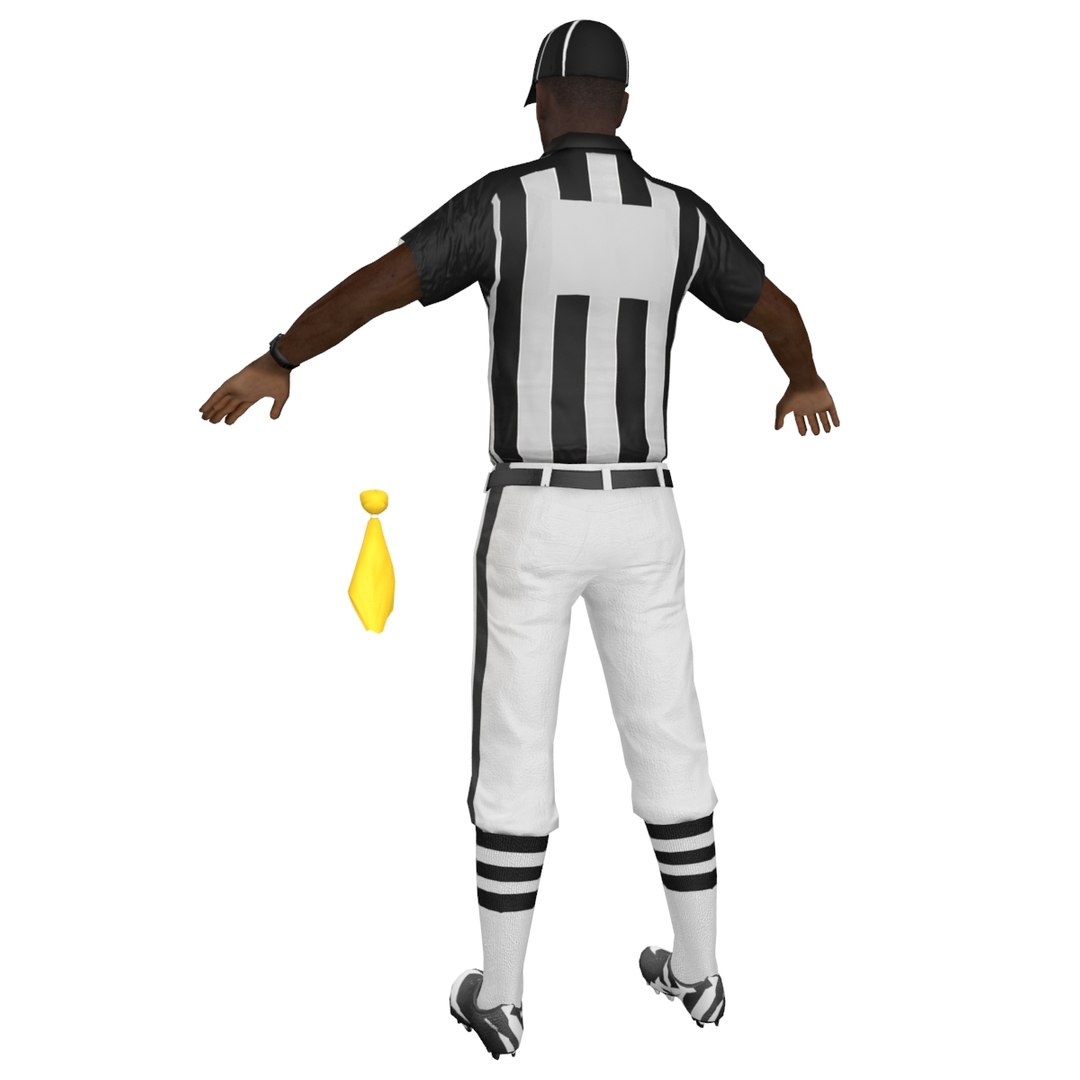 3D Football Referee Model - TurboSquid 1299872