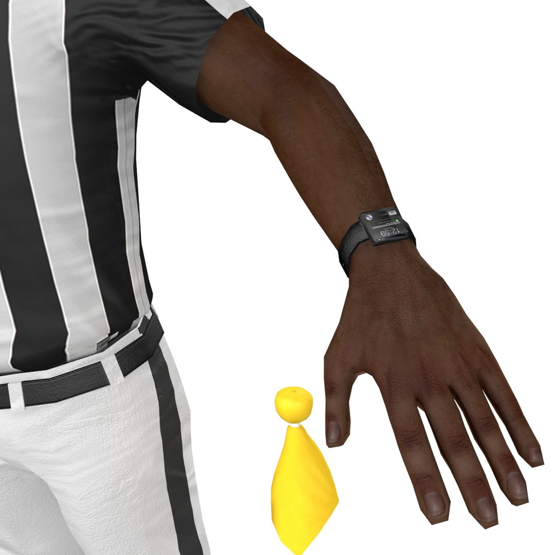 3D Football Referee Model - TurboSquid 1299872