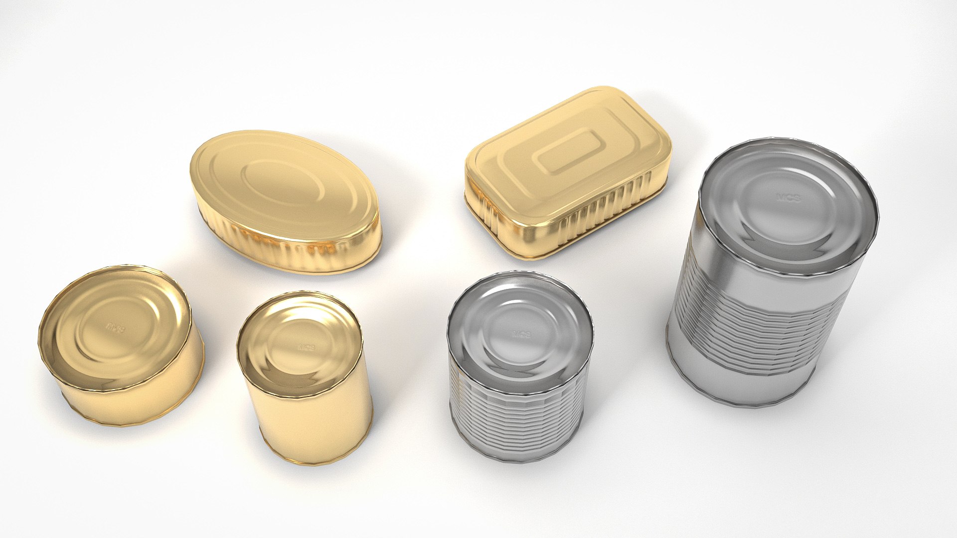 Pack Lowpoly Cans Model - TurboSquid 1987104