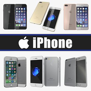IPhone 3D Models Collection