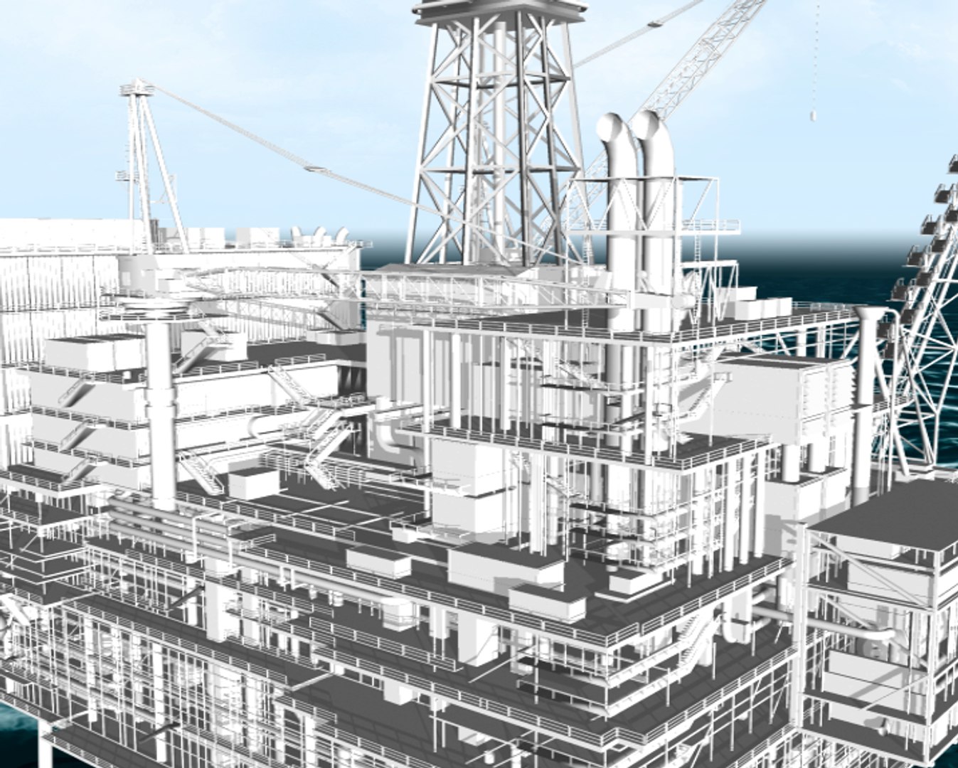 Maya Oil Rig