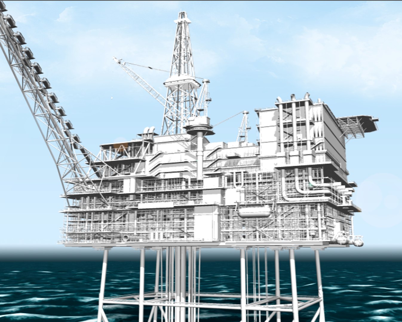 Maya Oil Rig