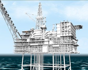 maya oil rig
