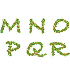 MNOPRQ LETTERS 3D model