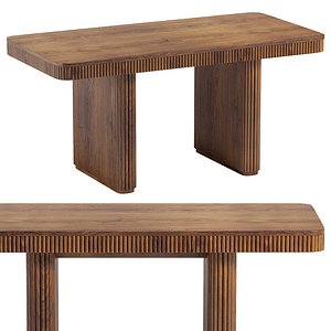 3D Magnus Wood Dining Table model