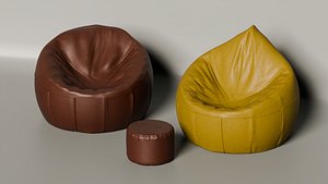Bean Bags with Footer model