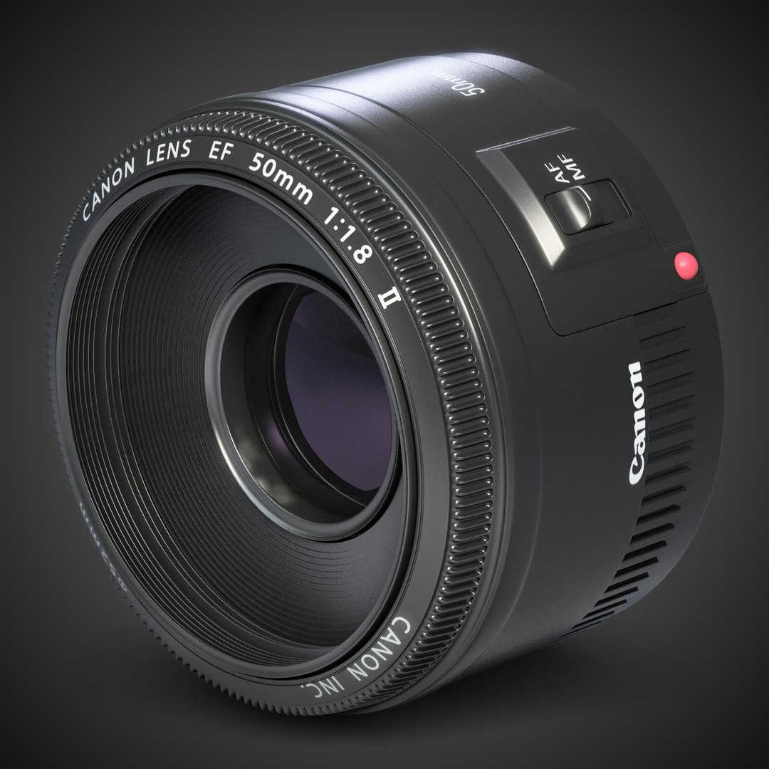 Lens Canon Ef 50mm 3d Max
