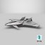 Futuristic Racer Spacecraft