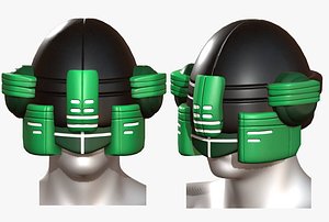 gas mask helmet 3D model