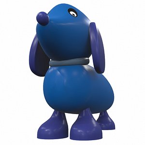 Plastic baby toy dog 1 model