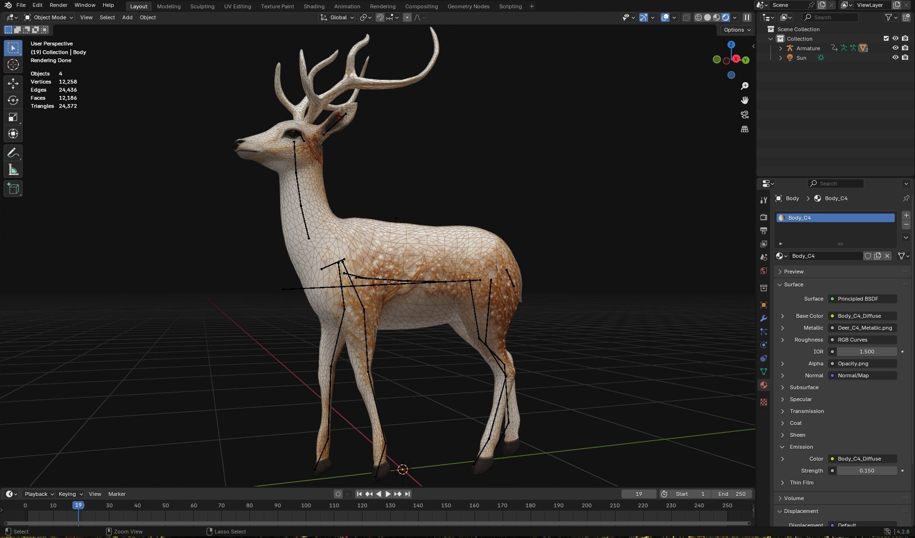 Deer-C4 3D model https://p.turbosquid.com/ts-thumb/Ya/57oRrz/Zi/wireframe1/jpg/1782296710/1920x1080/fit_q87/50cf7f8446bda1480cb9b3678de298d12a1266d0/wireframe1.jpg