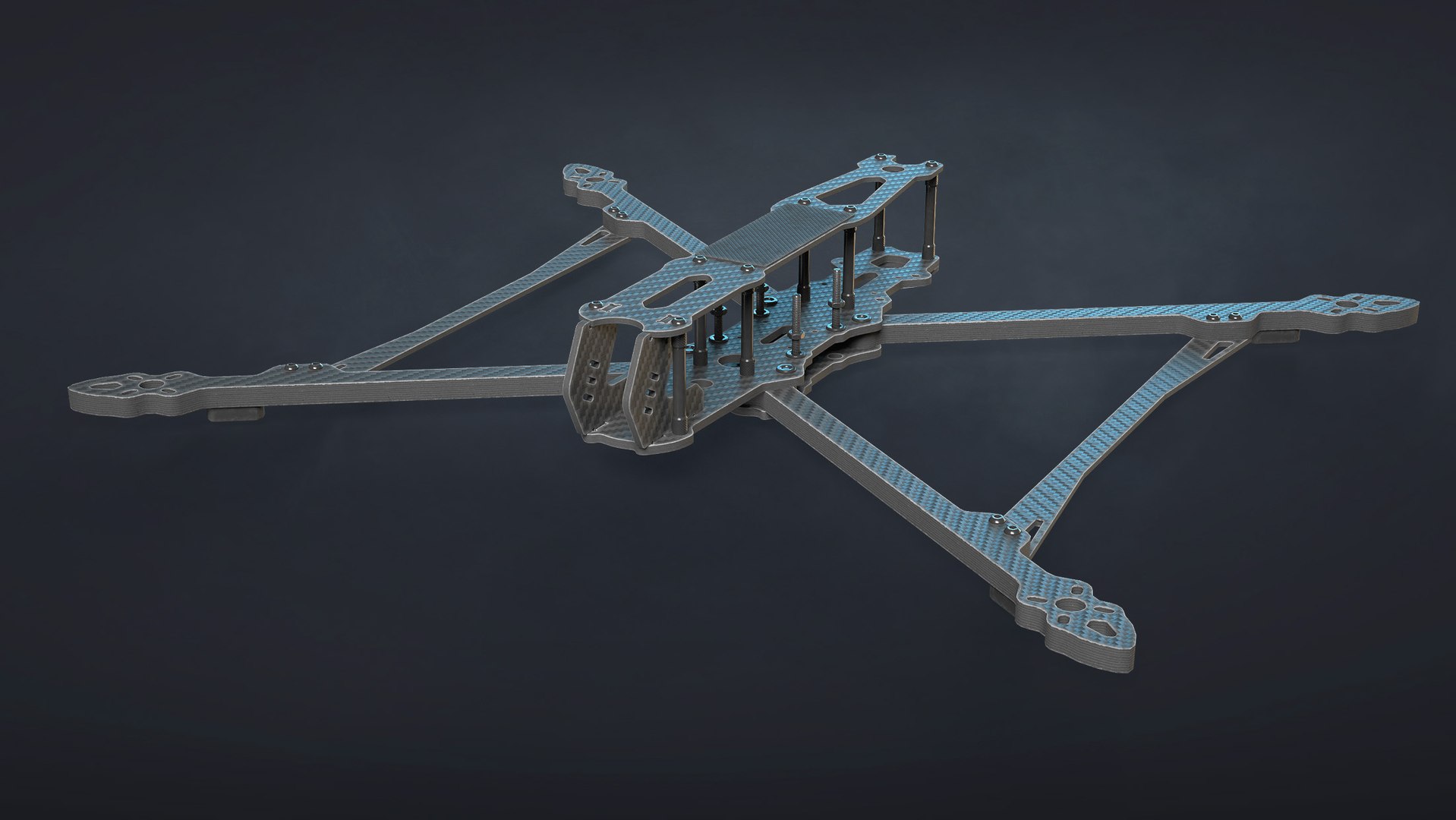 FPV Drone Frame Mark4 7 and 10 Inches Game Ready 3D model https://p.turbosquid.com/ts-thumb/Ya/7RfDTs/BR/10_framemk4_10in_render/jpg/1737298017/1920x1080/fit_q87/971554171f07018e151741f8bdc364e46d6e0cb1/10_framemk4_10in_render.jpg