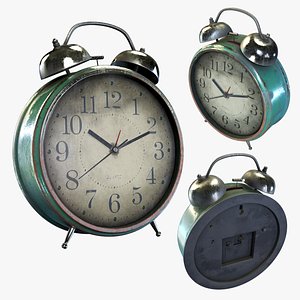 Old alarm clock 3D model