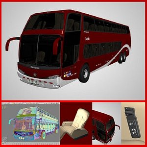 BUS RED_3dmax