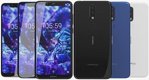 realistic nokia 5 1 3D model
