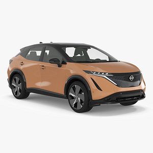 Nissan Ariya Lights On 3D model