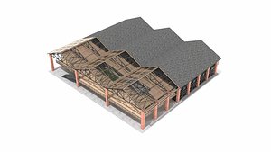 3D model Framed Market Hall