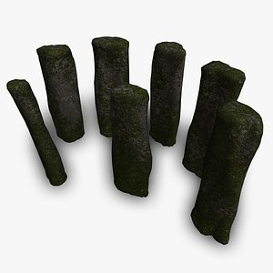 Rock Pillars - Moss 1