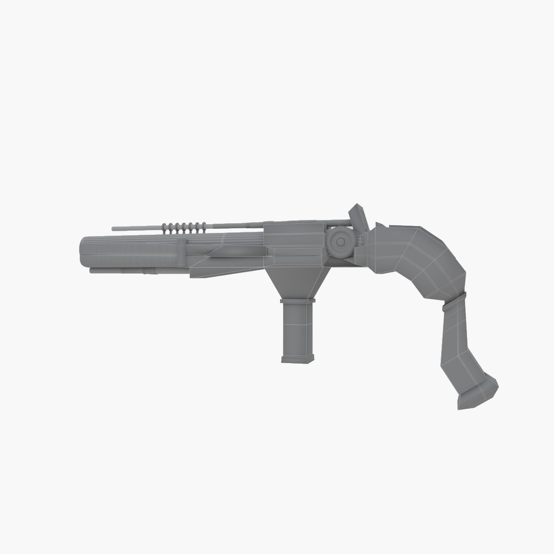 Ray-gun Blaster Weapon Gun 3D Model - TurboSquid 1356710