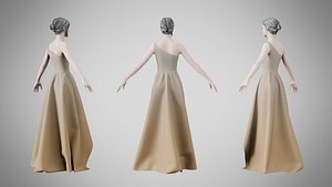 3D Dress 28 Grullo