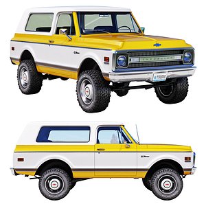 3D Chevrolet K5 blazer 1969