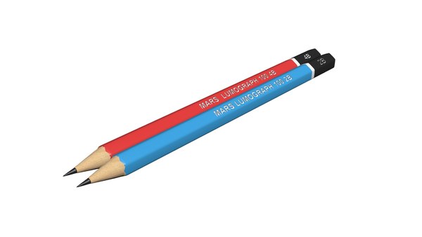 Pencils 3D model