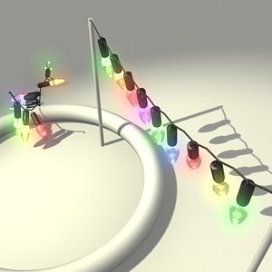 ANIMATED Multi-Coloured Christmas Lights