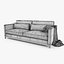 Crate and Barrel Taraval 2 Seat Sofa