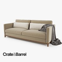 Crate and Barrel Taraval 2 Seat Sofa