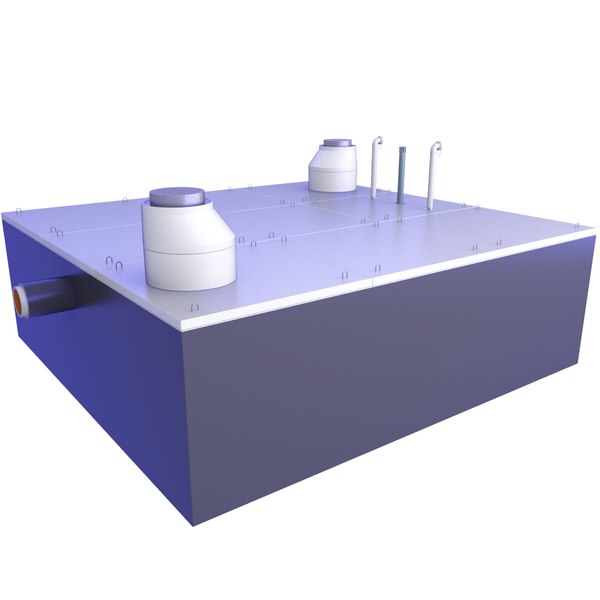 modelo 3d Concrete Fire Fighting Water Storage Tank 5 - TurboSquid 1980062