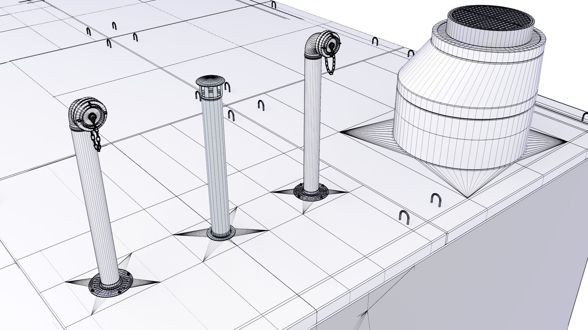 Concrete Fire Fighting Water Storage Tank 5 3D - TurboSquid 1980062