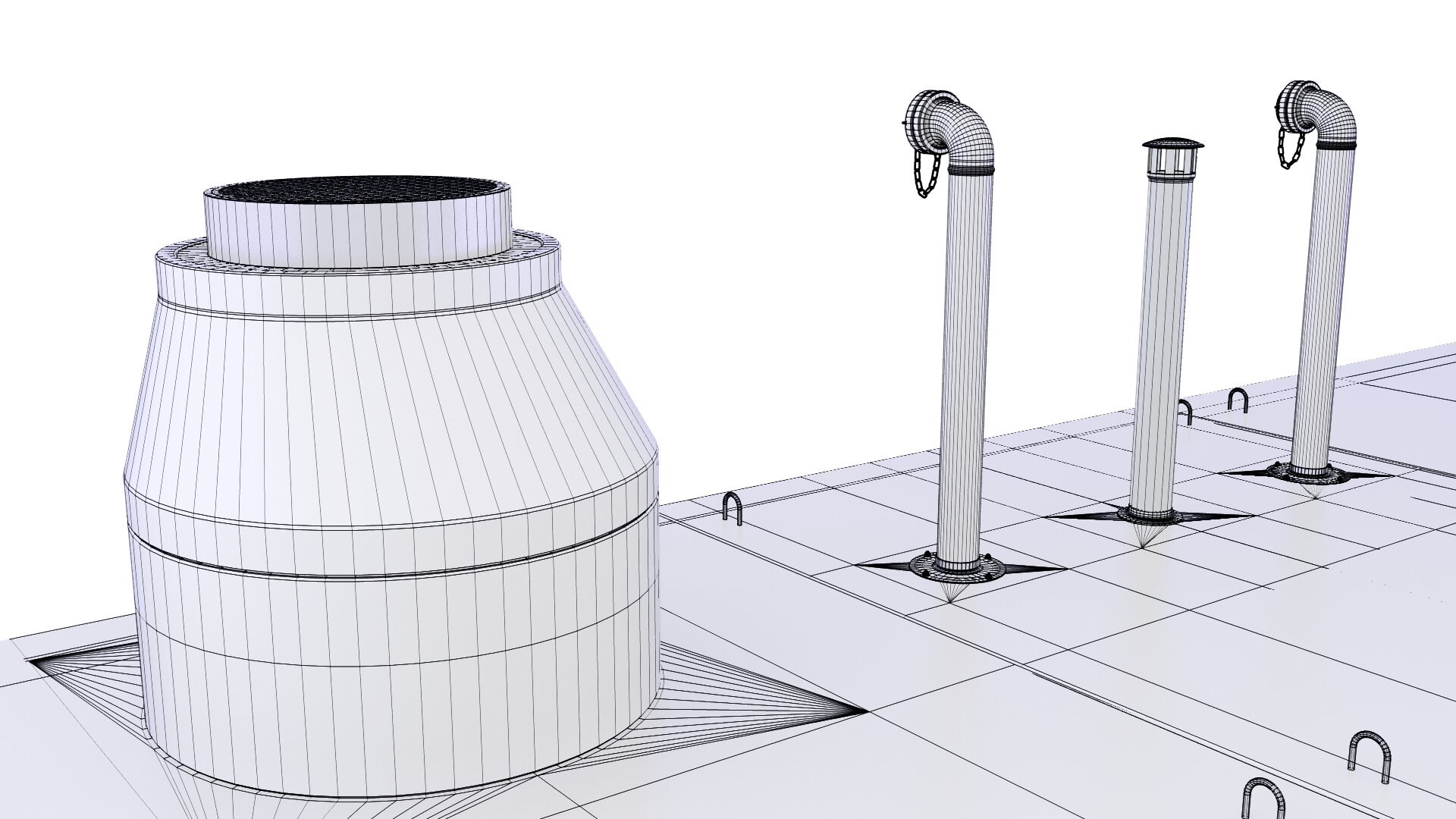 Concrete Fire Fighting Water Storage Tank 5 3D - TurboSquid 1980062