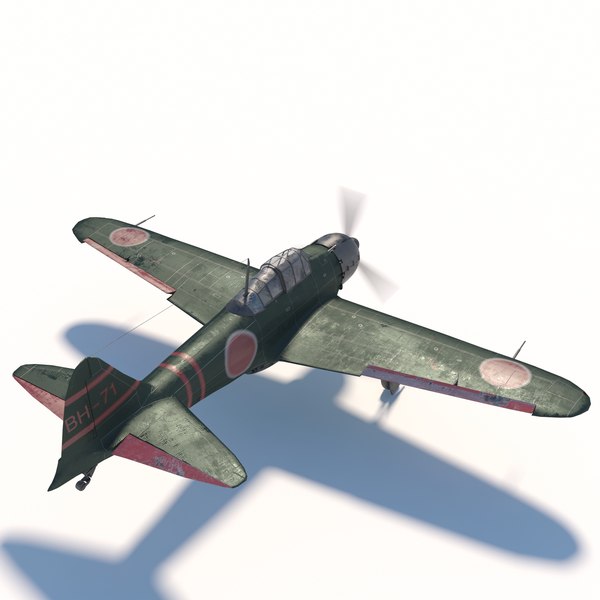 Mitsubishi A6M Zero 3D Models For Download | TurboSquid