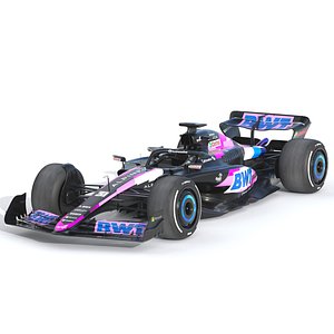 F1 Alpine A524 2024 3D model