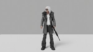 3D Destroy Lonely 3D model