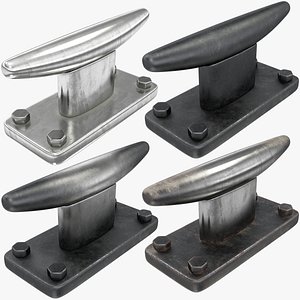 Ship Cleats Collection V3 3D model