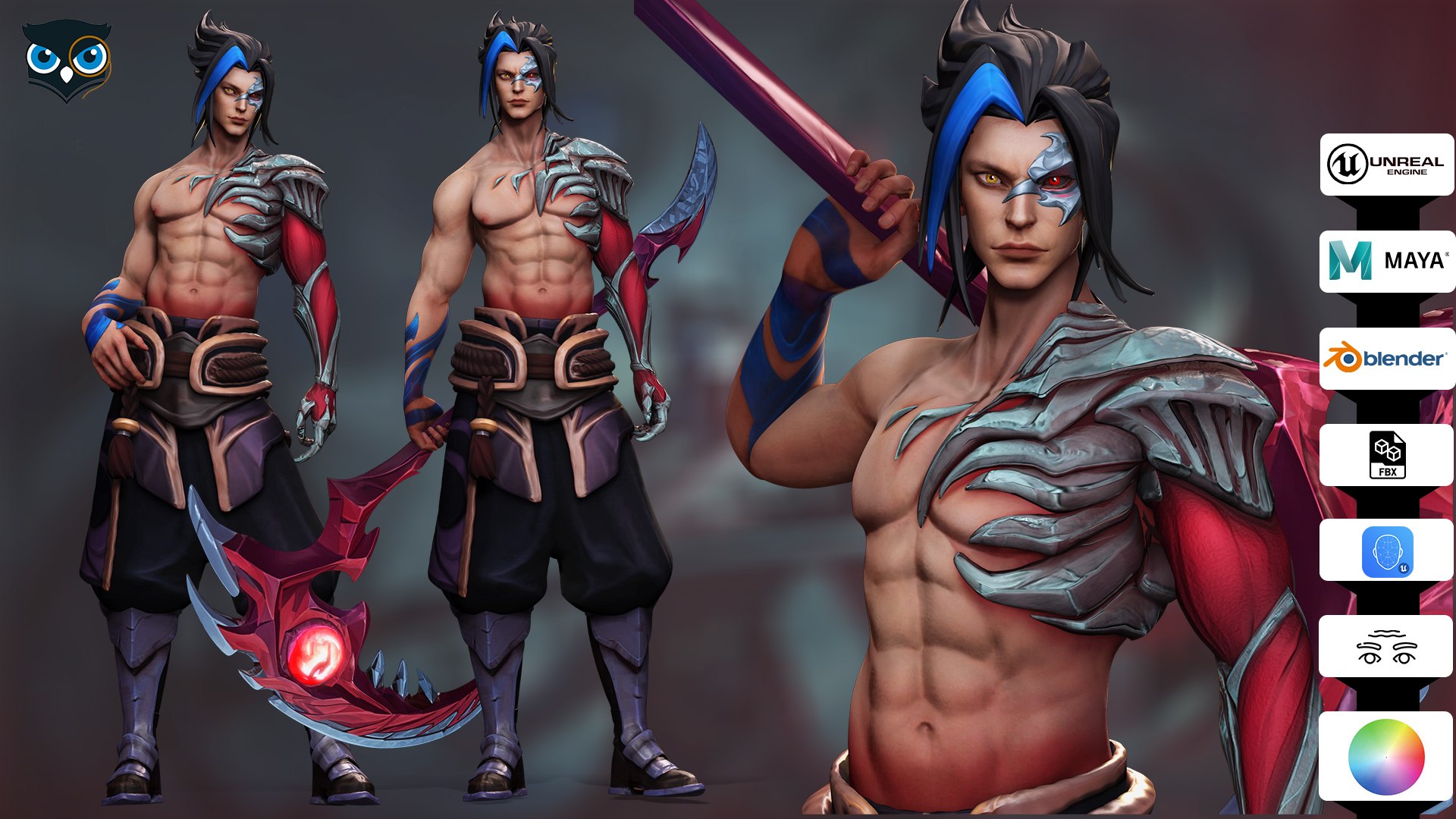Kayn League Of Legends 3D Model - TurboSquid 2330010