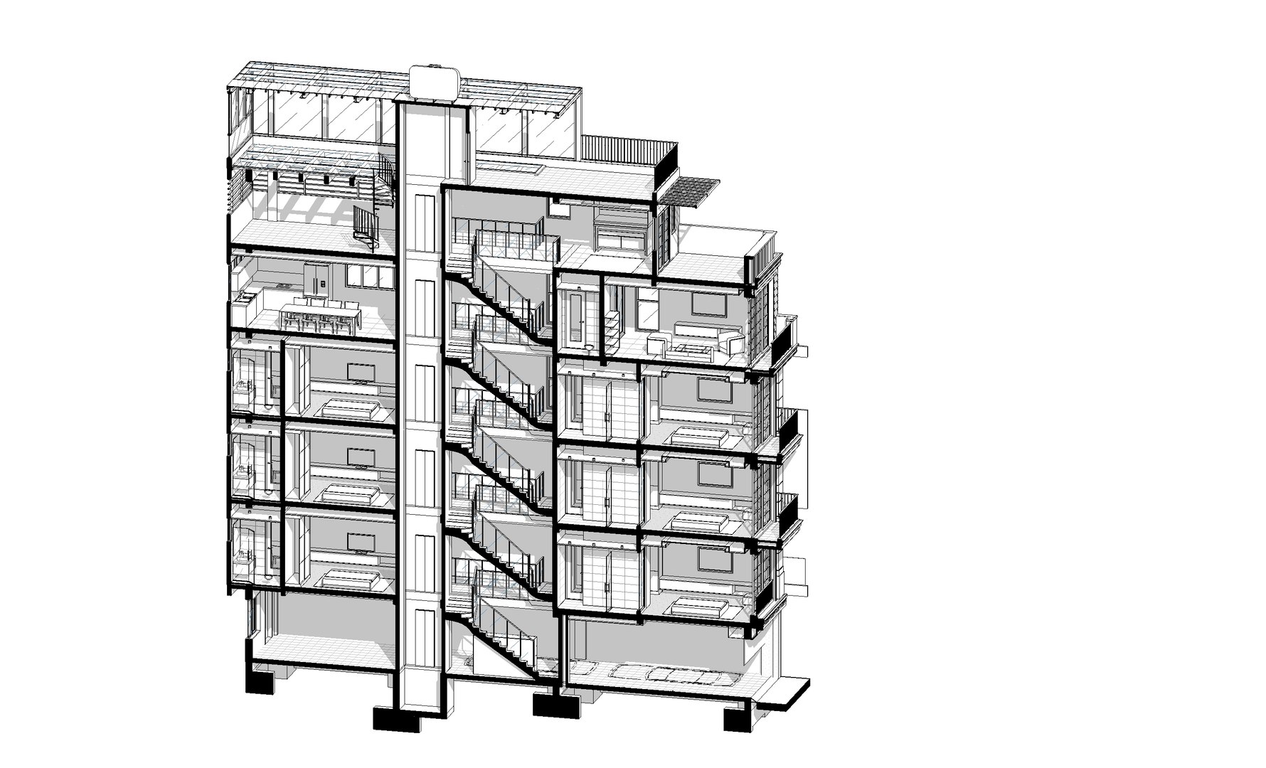 3D Neoclassical Townhouse 4x20 M - TurboSquid 2160284