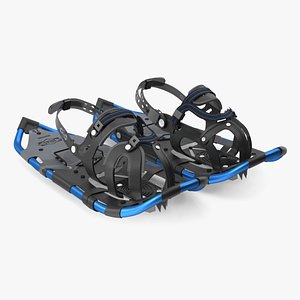 3D Mountain Snowshoes Atlas Blue