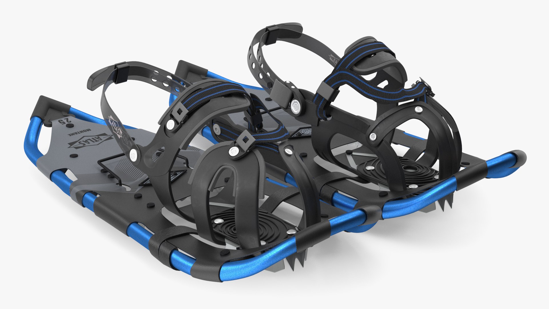 Mountain Snowshoes Atlas Blue 3D model preview
