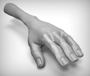 Beauty cartoon hand