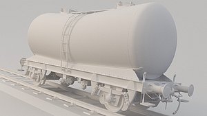 train tank tanker 3D model