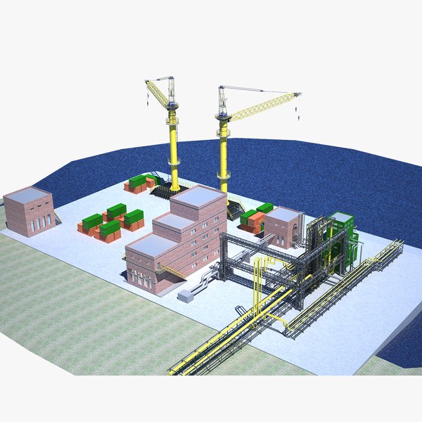 Industrial area 20 3D