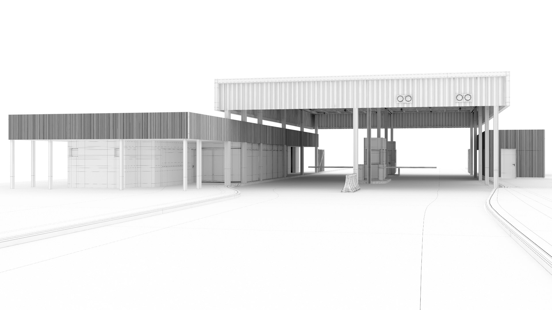 Border Crossing 01 3D - TurboSquid 2161708