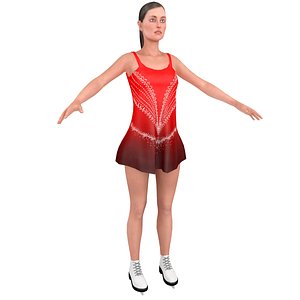female figure skater model
