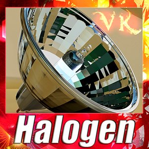 Photorealistic Halogen Lamp