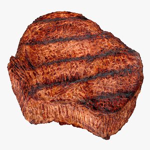 grilled flank steak 3D model