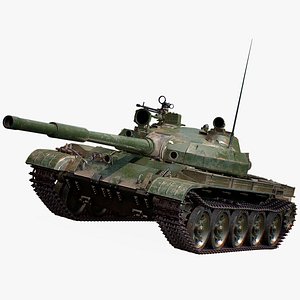 T62-M - Object 166 M6 - Main Soviet Union Battle Tank PBR 3D model