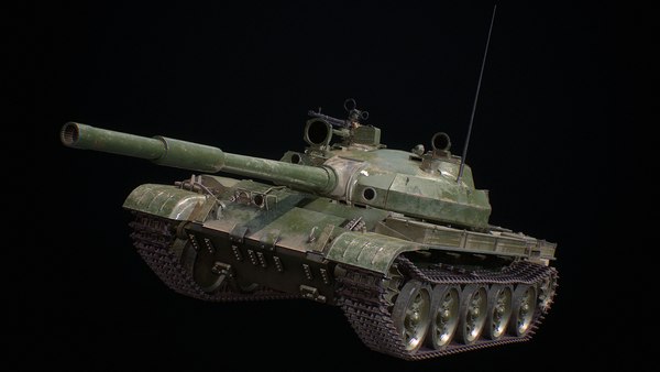 3D модель Т62-М - Объект 166 М6 - Основной боевой танк Советского Союза ...